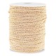 Fashion wire flat 5mm Nude beige-gold